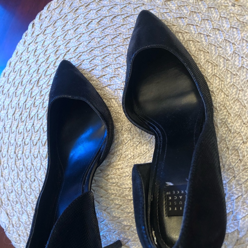 White House Black Market black heels size 9 .